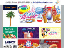 Tablet Screenshot of islandtaylor.com